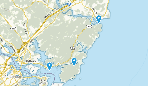 Kittery Point, Maine Map