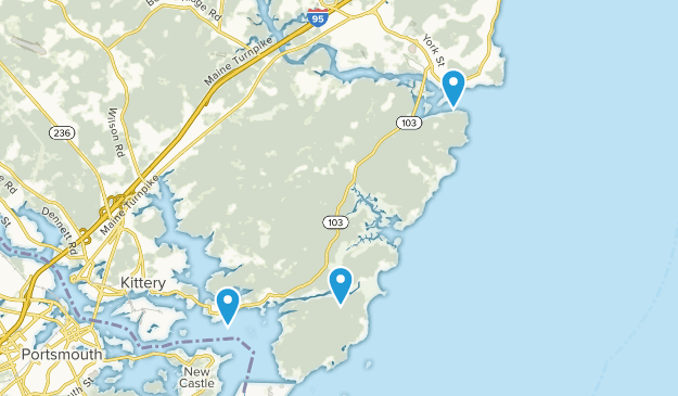 Kittery Point, Maine Map