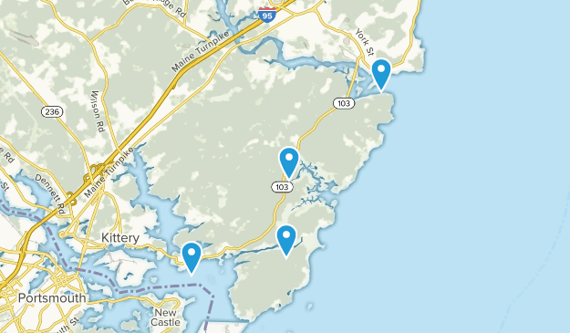 Kittery Point, Maine Map