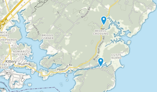 Kittery Point, Maine Map