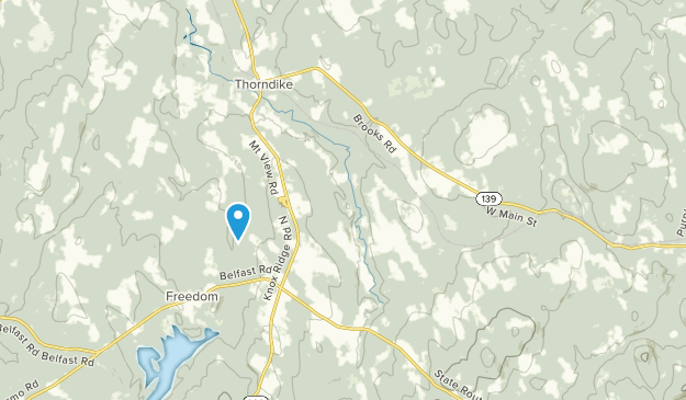 Knox, Maine Map