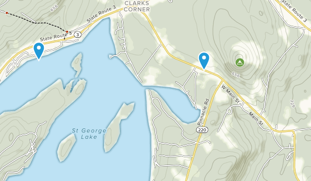 Liberty, Maine Map