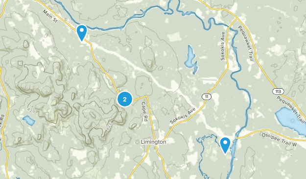 Limington, Maine Map