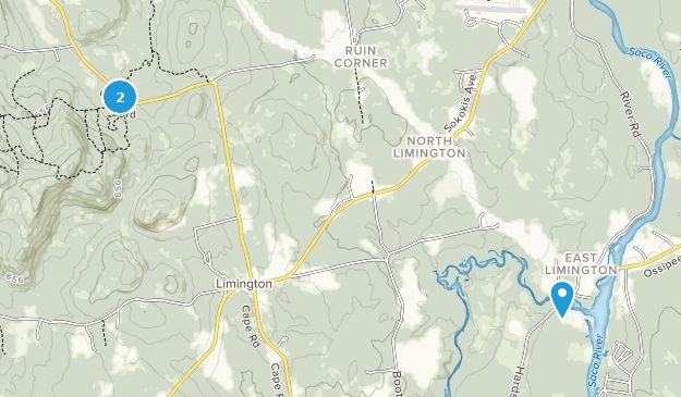 Limington, Maine Map