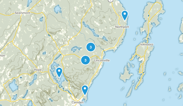 Lincolnville, Maine Map