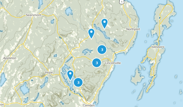 Lincolnville, Maine Map