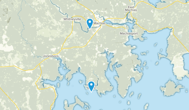 Machias, Maine Map