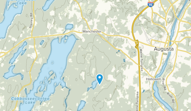 Manchester, Maine Map
