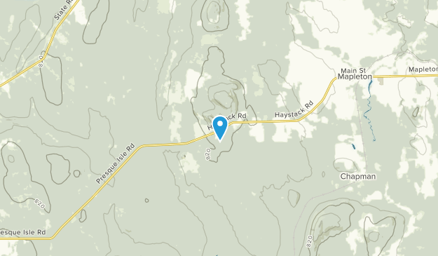 Mapleton, Maine Map