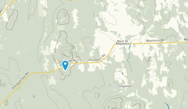 Mapleton, Maine Map