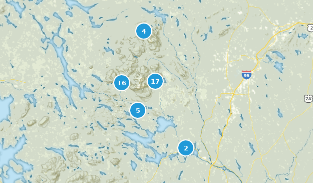 Millinocket, Maine Map