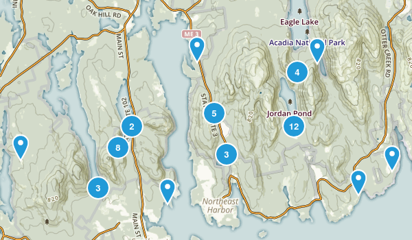 Mt Desert, Maine Map
