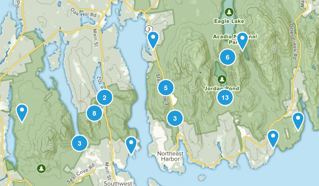 Mt Desert, Maine Map