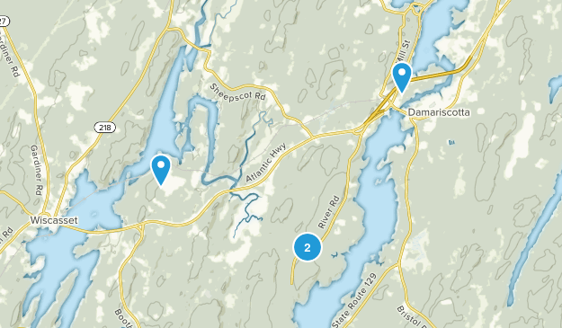 Newcastle, Maine Map