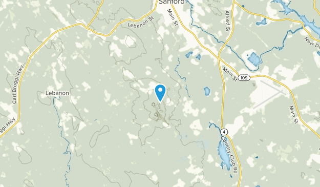North Berwick, Maine Map