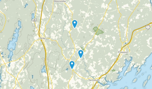 North Yarmouth, Maine Map