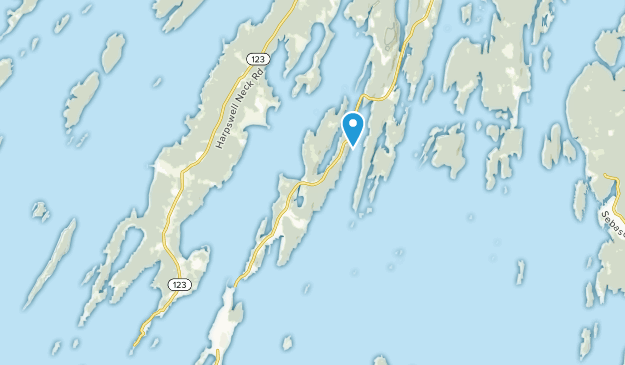 Orrs Island, Maine Map