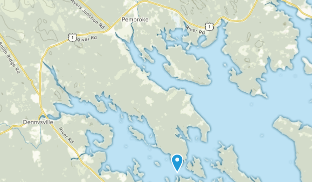 Pembroke, Maine Map