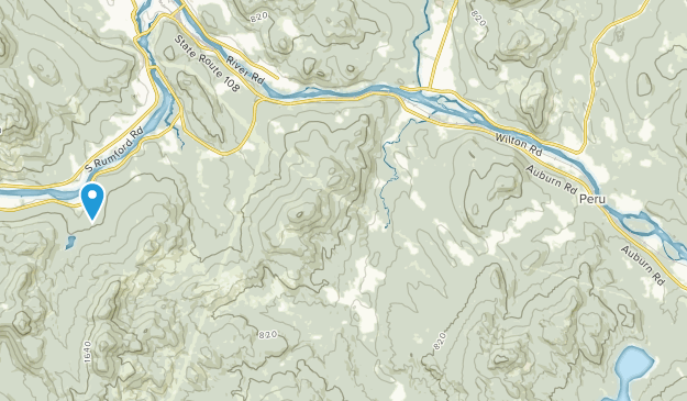 Peru, Maine Map