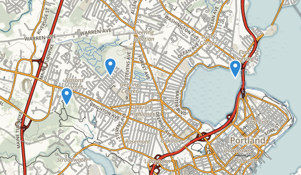Portland, Maine Map