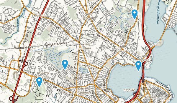 Portland, Maine Map