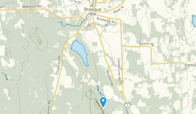 Presque Isle, Maine Map