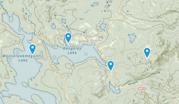 Rangeley, Maine Map