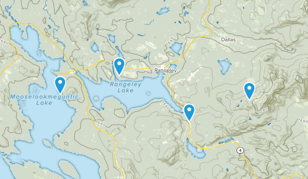 Rangeley, Maine Map