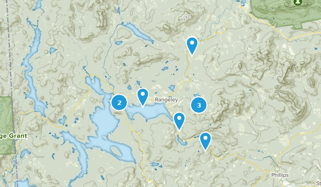 Rangeley, Maine Map
