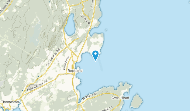 Rockland, Maine Map