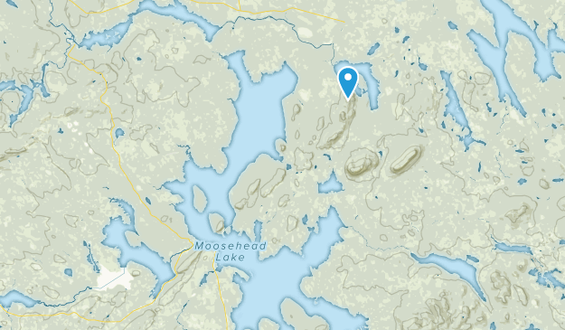 Rockwood, Maine Map