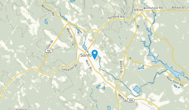 Sanford, Maine Map