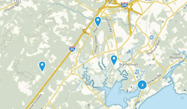 Scarborough, Maine Map