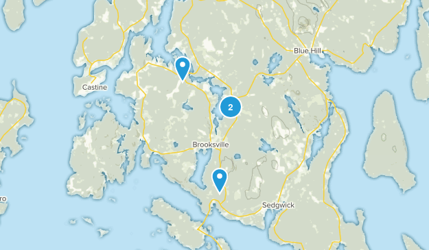 Sedgwick, Maine Map