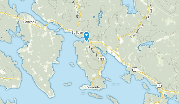 Sorrento, Maine Map