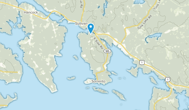 Sorrento, Maine Map
