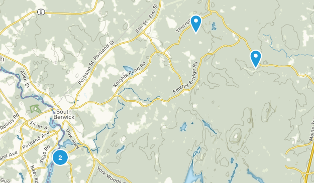South Berwick, Maine Map