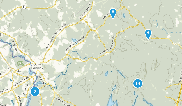 South Berwick, Maine Map