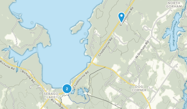 Standish, Maine Map