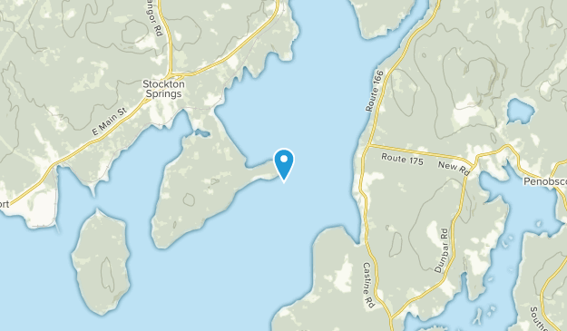 Stockton Springs, Maine Map