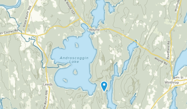 Wayne, Maine Map