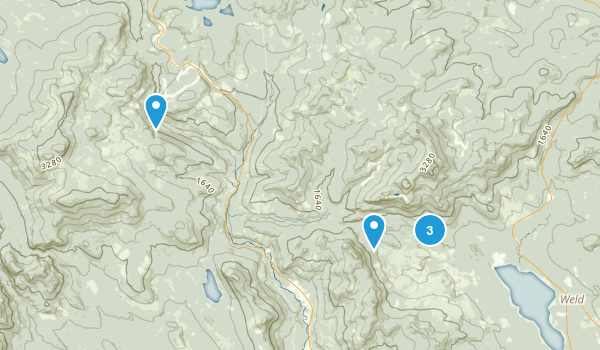 Weld, Maine Map
