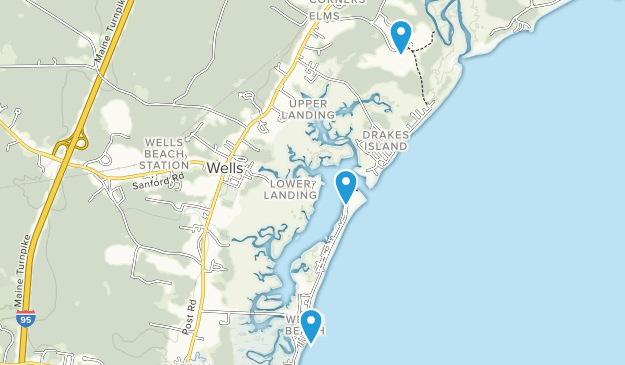 Wells, Maine Map