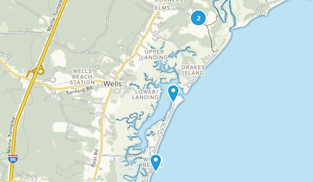 Wells, Maine Map