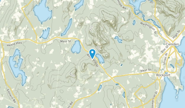 West Rockport, Maine Map
