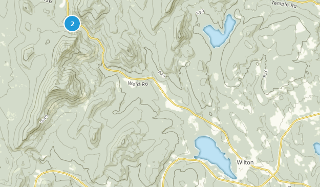 Wilton, Maine Map