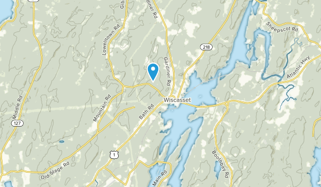 Wiscasset, Maine Map