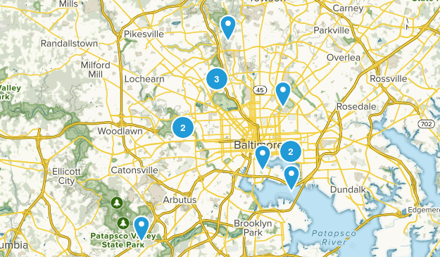 Baltimore, Maryland Map