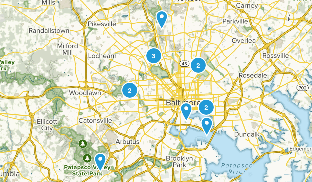 Baltimore, Maryland Map
