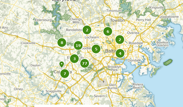 Baltimore, Maryland Map